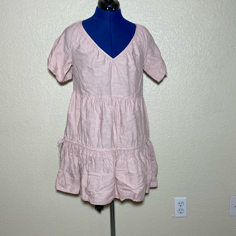Madewell pink sleeveless dress